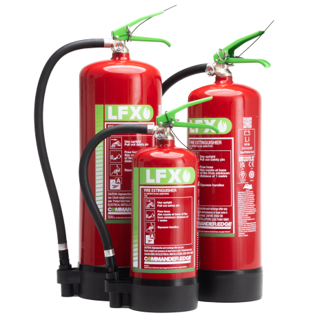 CommanderEDGE LFX Lithium-Ion Battery Fire Extinguisher | Red Box Fire ...