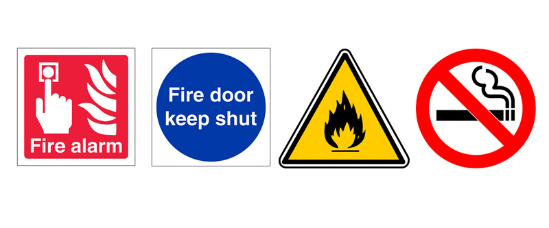 Red Box Fire Control - Fire Safety Signs